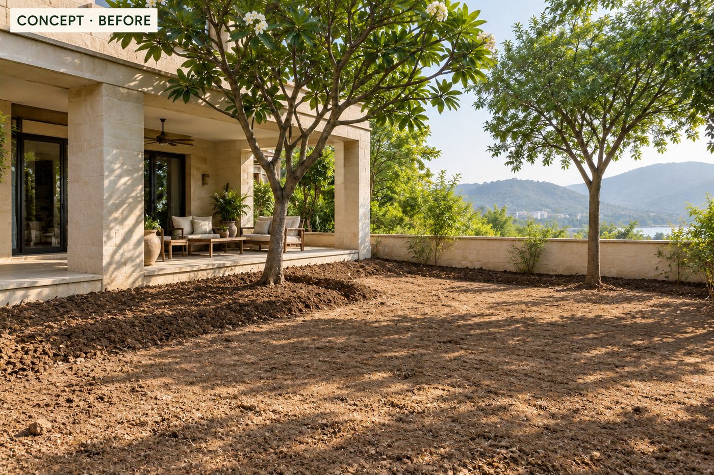 Concept visual: the ground before planting