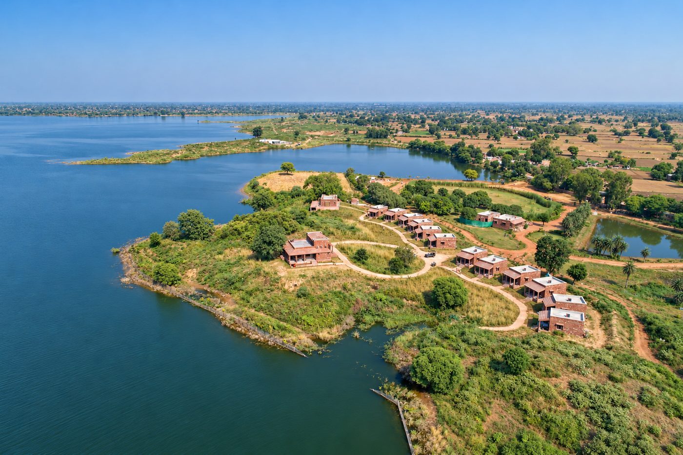 Narsingh Bagh — the grounds from above